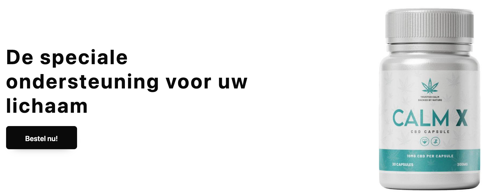 Calm X CBD 300mg Capsules NL